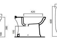 Биде напольное AM.PM 5 O’Clock