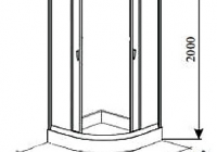 Душевой уголок Timo TL-1101