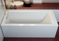 Ванна из литьевого мрамора Фэма Алессандрия (слив-перелив бронза)