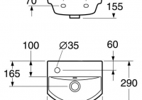 Рукомойник Gustavsberg Logic 5393 L