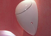 Писсуар Laufen Alessi 4097.1.400.415.1 подвесной, с крышкой, с "мухой"