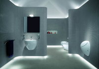 Писсуар Laufen Alessi 4097.1.400.415.1 подвесной, с крышкой, с "мухой"