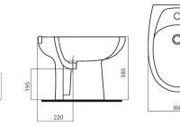 Биде напольное AM.PM Bourgeois