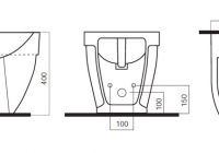 Биде напольное AM.PM Bliss L
