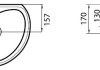 Рукомойник Sanita Веер