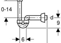 ����� U-�������� ��� ���� Geberit 151.108.11.1