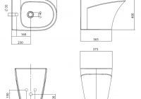 Биде напольное AM.PM Inspire