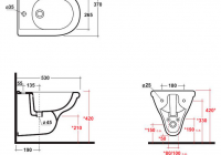 Биде подвесное Olympia Federica 1740011